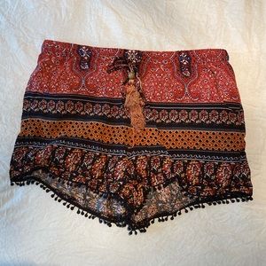 Pattern shorts from tillys